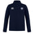 The Villanova Rugby Club 1/4 Zip Mid Layer Training Top by EMB Canterbury is a navy long-sleeve top with the Canterbury logo on the right chest and a club crest on the left.