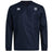 The Villanova Rugby Club Vaposhield Contact Top by EMB Canterbury is a navy blue long-sleeve with water-repellent tech, a white Canterbury logo on the right chest, and an embroidered shield crest on the left.