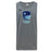 The Rugby VA Tempo Vapodri Singlet by WRS Canterbury is a gray sleeveless athletic top made from recycled polyester, featuring the Rugby Virginia logo and text on the front.