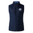 The Villanova Rugby Club Women's Elite Microlite Gilet by Canterbury features a front zipper, Thermoreg bonded fleece for warmth, and a crest patch with rugby emblem on the left chest. Brand: EMB Canterbury.