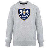 The Villanova Rugby Club Crew Sweatshirt by Canterbury from WRS Canterbury features a large embroidered Villanova Rugby crest on the front, a small Canterbury logo on the left sleeve cuff, and ultra soft fabric for comfort and style.