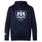 The Villanova Rugby Club Lightweight Hoodie by WRS Canterbury is a navy blue hoodie with the club crest on the chest and the Canterbury logo on the left sleeve.