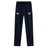 The Villanova Rugby Club Stretch Tapered Pant by EMB Canterbury features a navy design, elastic waistband, white Canterbury logo on the left, and school crest on the right thigh—ideal men’s activewear for comfort and quick-dry performance.
