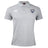 Light grey Villanova Rugby Club Waimak Polo by EMB Canterbury, short-sleeved with a buttoned collar, CCC Waimak Rugby Polo logo on the right chest, and a blue crest badge on the left.