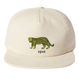 Embrace history with the Nations of Rugby Argentina Vintage Brushed Cotton Cap by EMB Weld. This beige cap features an embroidered leopard design above "1910," perfect for rugby fans seeking classic Argentinian style.