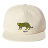 Embrace history with the Nations of Rugby Argentina Vintage Brushed Cotton Cap by EMB Weld. This beige cap features an embroidered leopard design above "1910," perfect for rugby fans seeking classic Argentinian style.