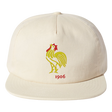 The EMB Weld Nations of Rugby France Vintage Cap is a beige brushed cotton hat featuring an embroidered rooster and "1906," capturing the essence of France's proud rugby heritage.