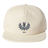 The Nations of Rugby Scotland Vintage Brushed Cotton Cap by EMB Weld features a blue thistle emblem and the number "1871" on the front, with an adjustable snapback closure, perfect for rugby fans.