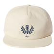 The Nations of Rugby Scotland Vintage Brushed Cotton Cap by EMB Weld features a blue thistle emblem and the number "1871" on the front, with an adjustable snapback closure, perfect for rugby fans.