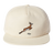 The Nations of Rugby South Africa Vintage Brushed Cotton Cap by EMB Weld is a beige baseball cap with an embroidered leaping antelope and "1891" on the front, offering nostalgic flair and sporty elegance.