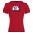 The Canterbury Virginia CCC Flag Club T-shirt by WRS Canterbury is a red short-sleeve rugby tee featuring a bold blue "CCC canterbury" logo and patterned front design.
