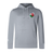 The EMB Canterbury Wales Shield Club Lightweight Hoodie is a gray hooded sweatshirt featuring a red dragon crest on the chest and a small logo on the left sleeve.
