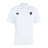 Ideal for rugby enthusiasts, the Washington Renegades Waimak Polo by Canterbury from EMB Canterbury is a white polo featuring a collar, the Canterbury logo on the left, and a shield-like emblem with text on the right. It represents both style and passion for rugby.