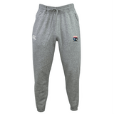 The Washington Renegades Leisure Sweatpant by EMB Canterbury features a sustainable blend with a drawstring waistband, elastic cuffs, a logo on the left thigh, and a small emblem on the right.