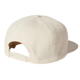 Back view of the Nations of Rugby British & Irish Lions Vintage Brushed Cotton Cap by EMB Weld in beige, featuring an adjustable strap and ventilation holes on top.