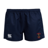 A Rhode Island Rugby Club Canterbury Women's Advantage Rugby Short with an embroidered WRS Canterbury logo.