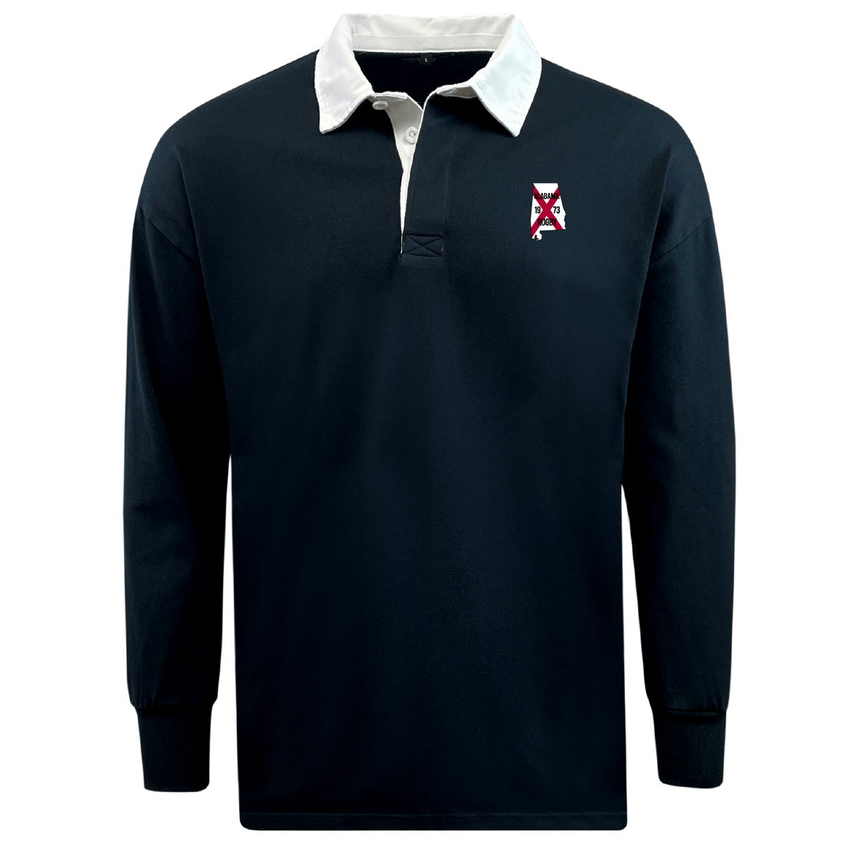 University of Alabama Rugby Classic Long Sleeve Solid Rugby Jersey