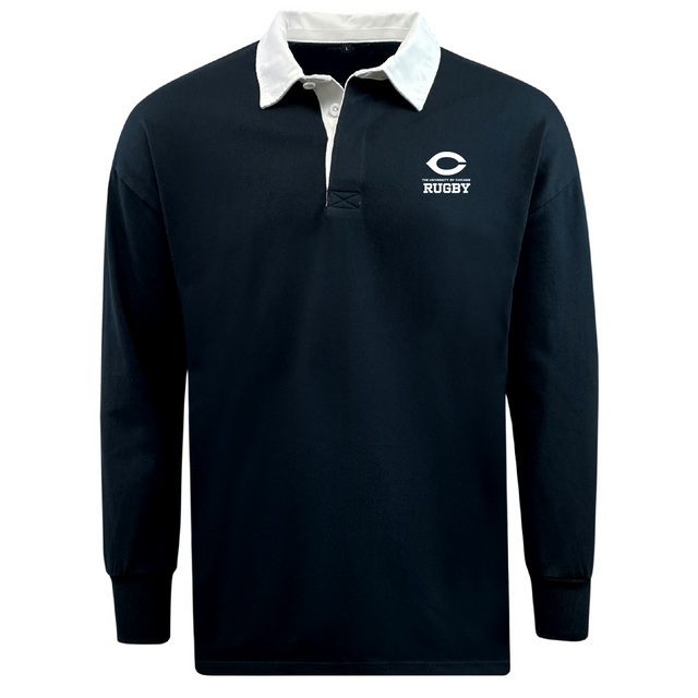 University of Chicago Classic Long Sleeve Solid Rugby Jersey