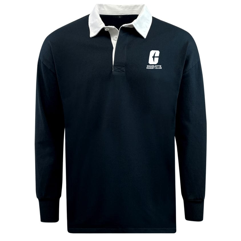 UNC Charlotte Classic Long Sleeve Solid Rugby Jersey