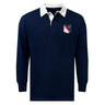 American University Classic Long Sleeve Solid Rugby Jersey