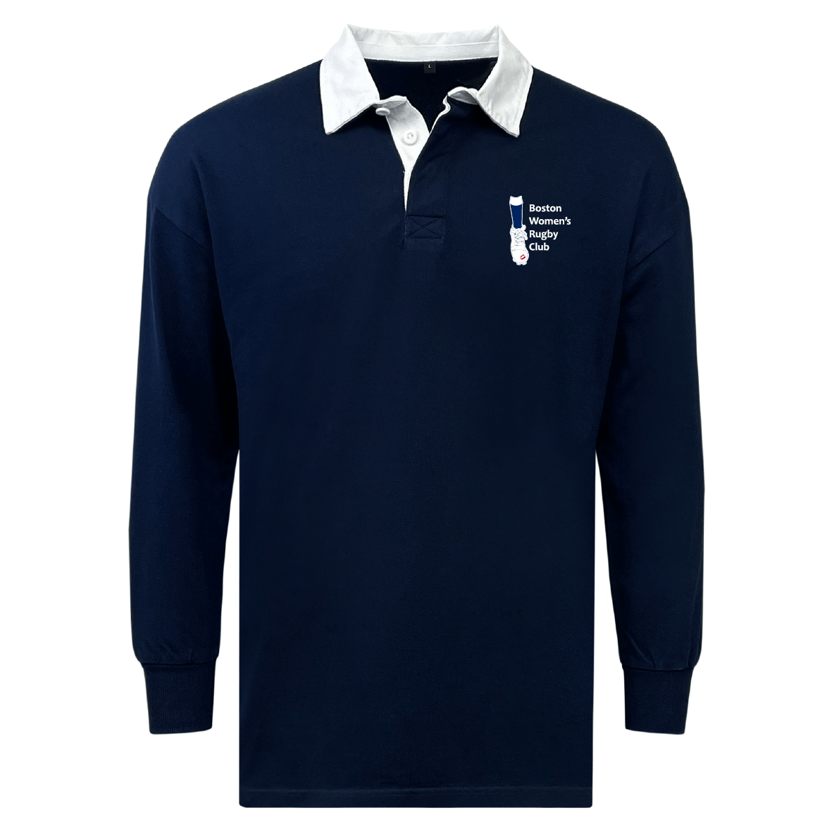 Boston Women's RFC Classic Long Sleeve Solid Rugby Jersey