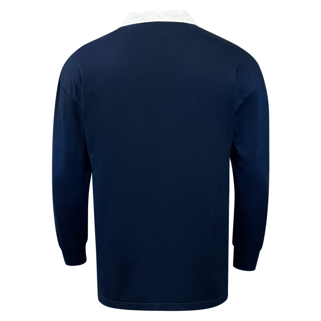 Wallabies Solid Classic Rugby Jersey by EMB Mudoo displayed from the back with a white collar.