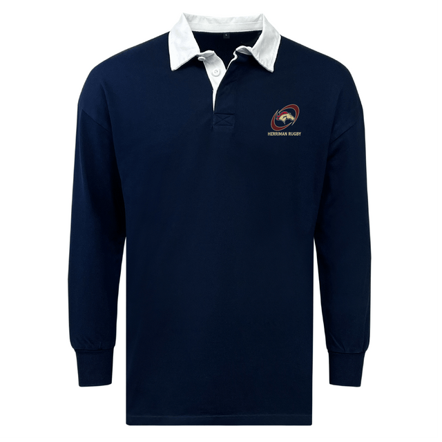 Herriman High School Rugby Classic Long Sleeve Solid Rugby Jersey