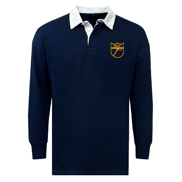 Norfolk Blues Classic Long Sleeve Solid Rugby Jersey