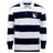 American University Classic Long Sleeve Hooped Rugby Jersey