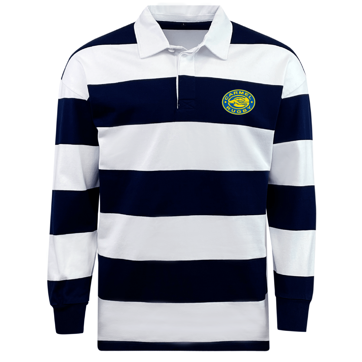 Carmel Rugby Classic Long Sleeve Hooped Rugby Jersey