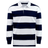 A Classic Long Sleeve Navy White Striped Rugby Jersey.