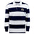 Del Norte Nighthawks Classic Long Sleeve Hooped Rugby Jersey
