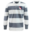 American University Classic Long Sleeve Hooped Rugby Jersey