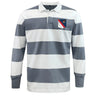 American University Classic Long Sleeve Hooped Rugby Jersey