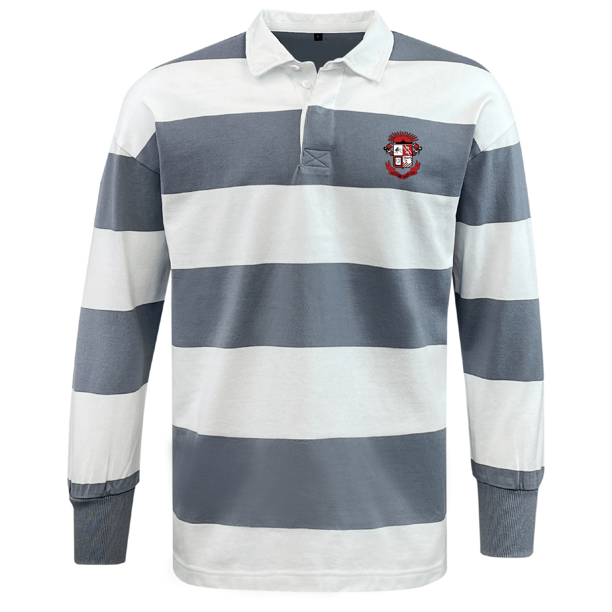 Battleship Rugby Club Classic Long Sleeve Hooped Rugby Jersey