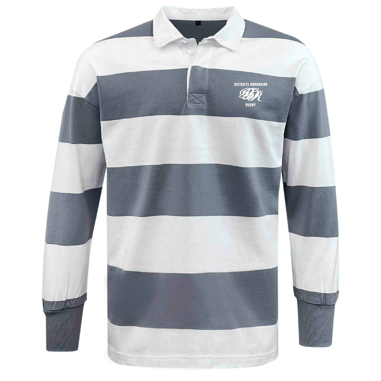Districts Barbarian RFC Classic Long Sleeve Hooped Rugby Jersey Districts Barbarian RFC Classic Long Sleeve Hooped Rugby Jersey
