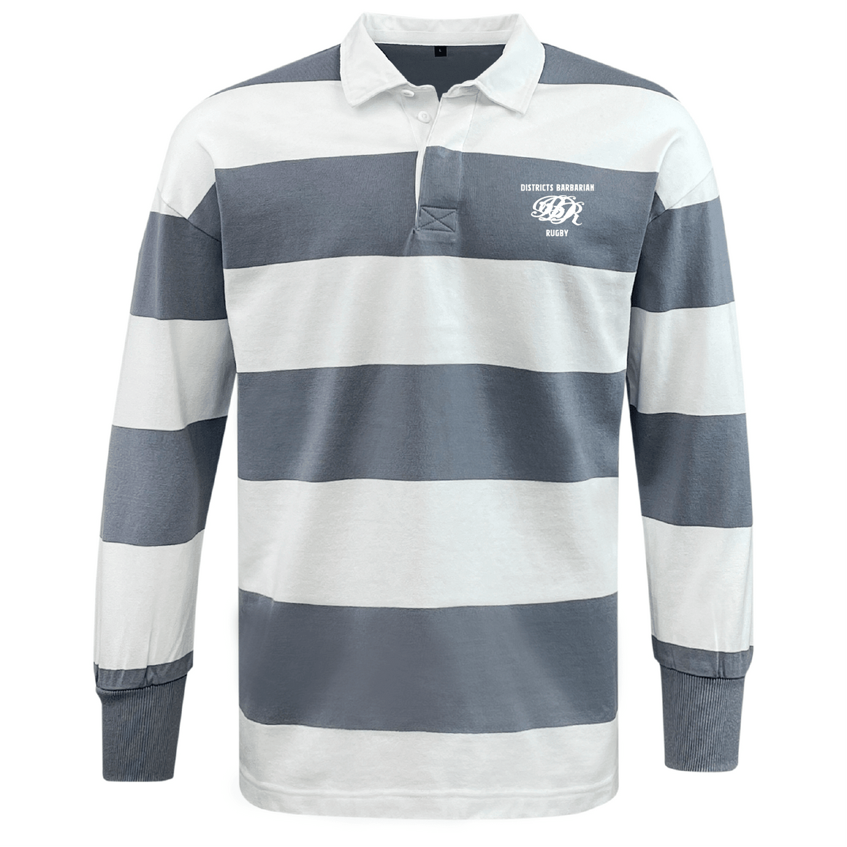 Districts Barbarian RFC Classic Long Sleeve Hooped Rugby Jersey