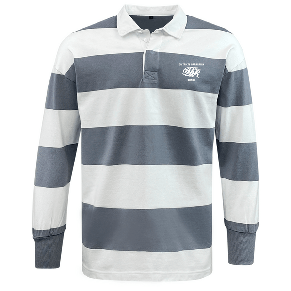 Districts Barbarian RFC Classic Long Sleeve Hooped Rugby Jersey