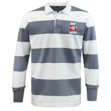 Memorial High School Classic Long Sleeve Hooped Rugby Jersey