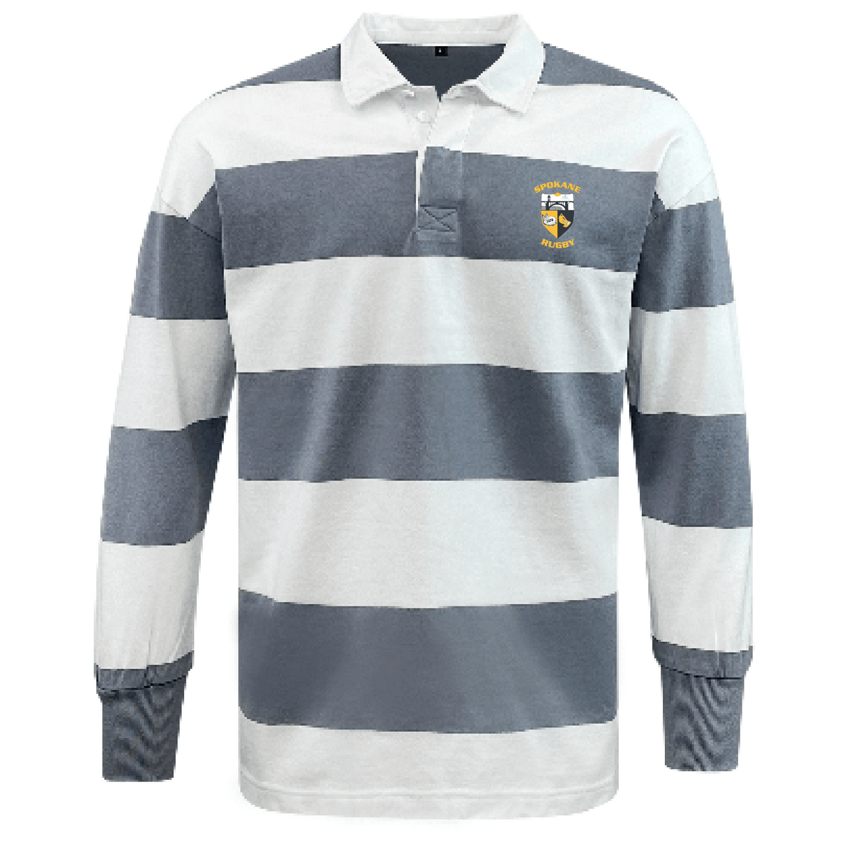 Spokane Rugby Classic Long Sleeve Hooped Rugby Jersey