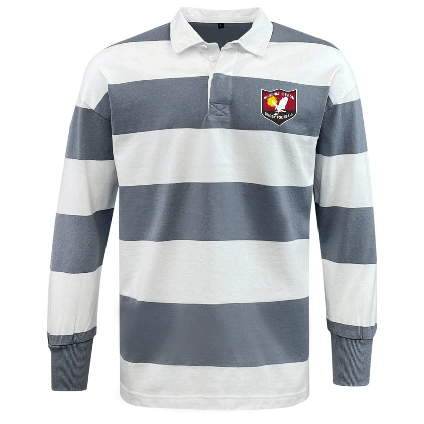 Virginia Beach RFC Classic Long Sleeve Hooped Rugby Jersey