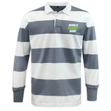 World Rugby Shop Classic Long Sleeve Hooped Rugby Jersey