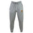 The Westshore Lions Leisure Sweatpant by Canterbury, from EMB Canterbury, is made of organic cotton and includes a drawstring waist along with embroidered logos on both sides near the pockets.