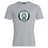 The Woodlands Youth Club Plain Tee by WRS Canterbury is a gray cotton blend shirt featuring "Woodlands Rugby" text and a paw print logo in dark green and white, centered on the front. Comfortable, customizable, and perfect for showing team spirit.