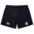 The Woodlands Youth Women's Yokohama Short by EMB Canterbury features the brand’s logo on the left leg and a paw print patch on the right, shown here against a white background.