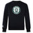 The Woodlands Youth Club Crew Sweatshirt by WRS Canterbury features an ultra-soft feel, a circular "Woodlands Rugby" logo with paw print on the chest, and an embroidered CCC logo on the left sleeve.