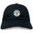 The EMB S&S Activewear White River Rugby Football Club Adult Low-Profile Cotton Twill Dad Cap is a classic black hat with a front patch featuring "White River Rugby Indianapolis," crossed rugby balls, and "Est 1999" embroidery.