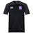 This black and dark grey short-sleeve Winona State University Vapodri Evader Jersey by EMB Canterbury showcases a purple and white crest along with the Canterbury logo on the chest. Crafted with moisture-wicking technology, it is ideal for keeping you comfortable during your intense workouts.