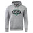 The Woodlands Youth Wolfpack Club Hoodie by WRS Canterbury features a gray design with a front pocket and "Woodlands Rugby" logo with three wolf heads—a classic choice for showing team spirit.