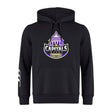 The Capitals Rugby NC Club Hoodie by WRS Canterbury features a "Capitals Rugby" logo with a purple dome and shield on the front—an ideal addition to any rugby team hoodie collection.
